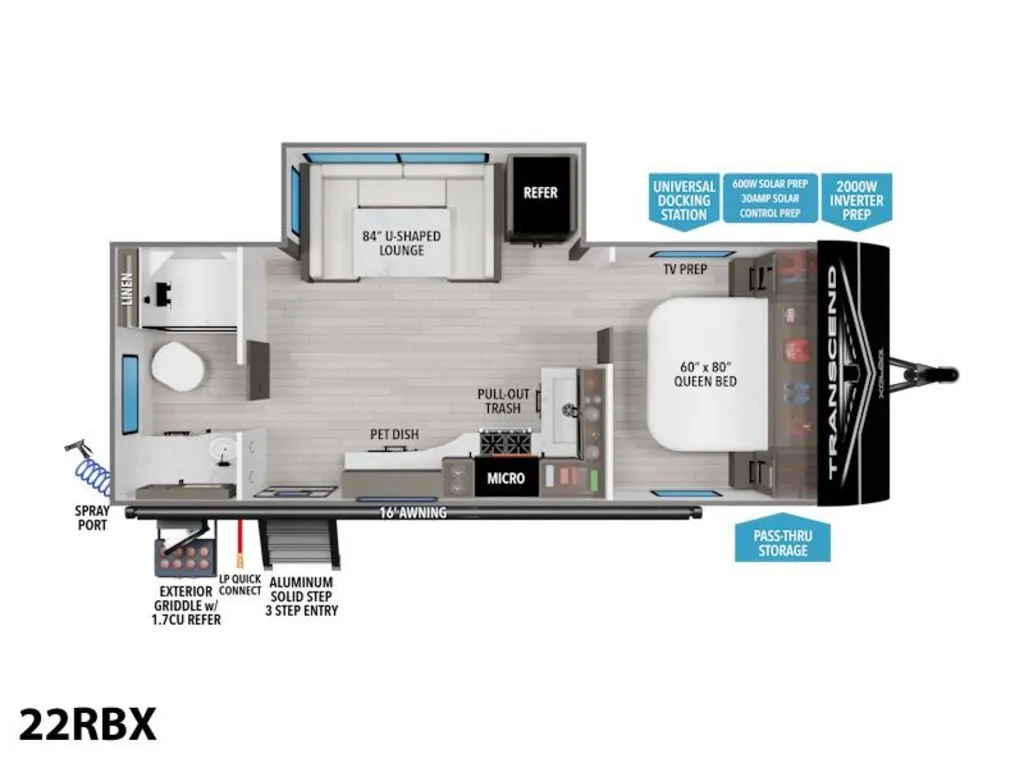 2026 Grand Design Transcend Xplor 22RBX - Photo 3
