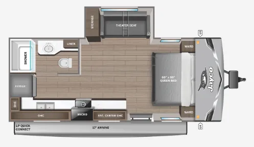 2027 Jayco Jay Flight SLX 200MKS floor plan