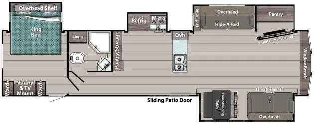 Gulf Stream Kingsport Lodge 406FLR floor plan