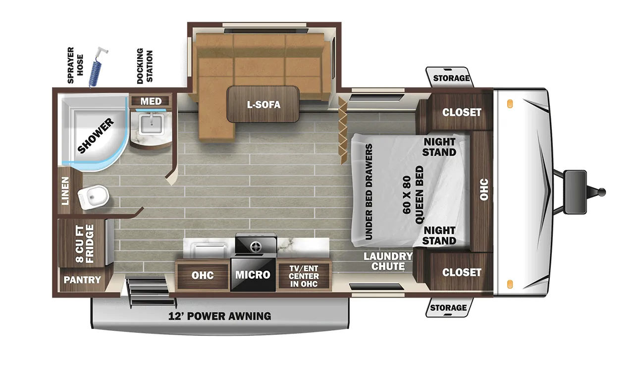 Starcraft Super Lite 212FB floor plan