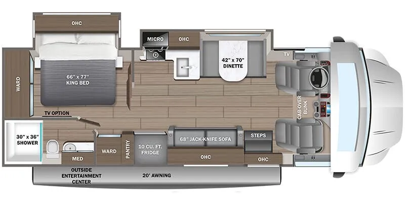 2026 Entegra Coach Esteem XL 32U floor plan