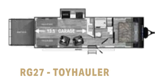 Heartland Pioneer RG27 floor plan