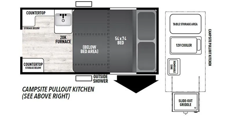 Coachmen Clipper Express Explore 9.0TD floor plan