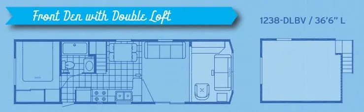 Canterbury RV Bayview 1238-DLBV floor plan