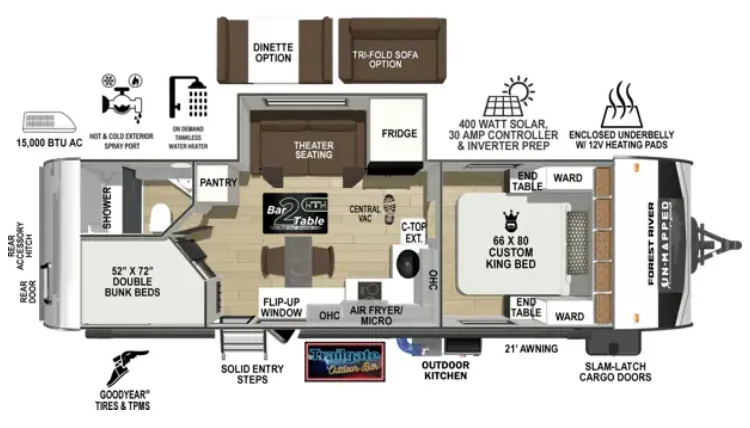 2027 Forest River R-Pod Un-Mapped 26BH, Photos photo 2