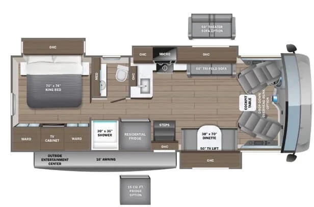 2025 Entegra Coach Vision XL 31UL - Floor plan