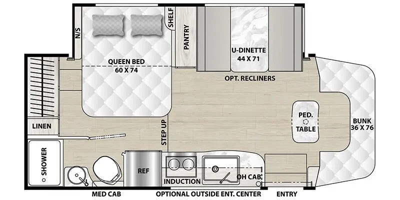 Coachmen Prism Elite 24FSE floor plan