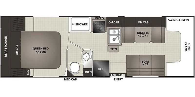Coachmen Cross Trek 30XG floor plan
