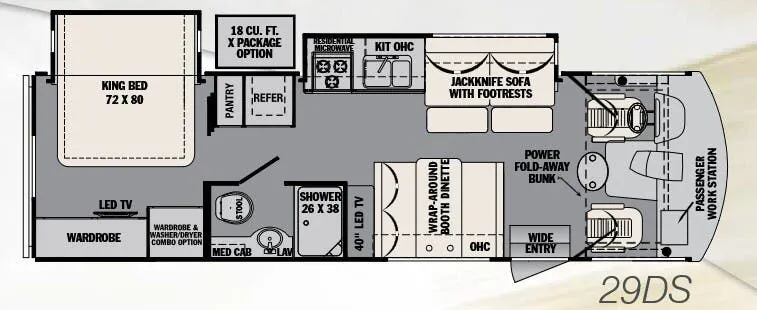 Forest River FR3 29DS floor plan