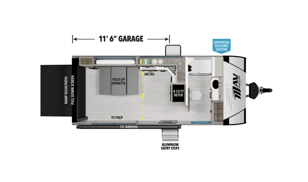 Grand Design Momentum MAV 17MAV floor plan
