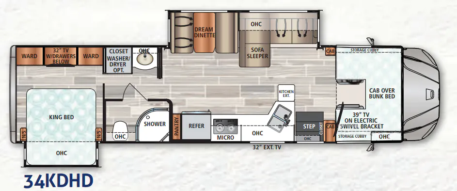 Dynamax Corp Force HD 34KD HD floor plan