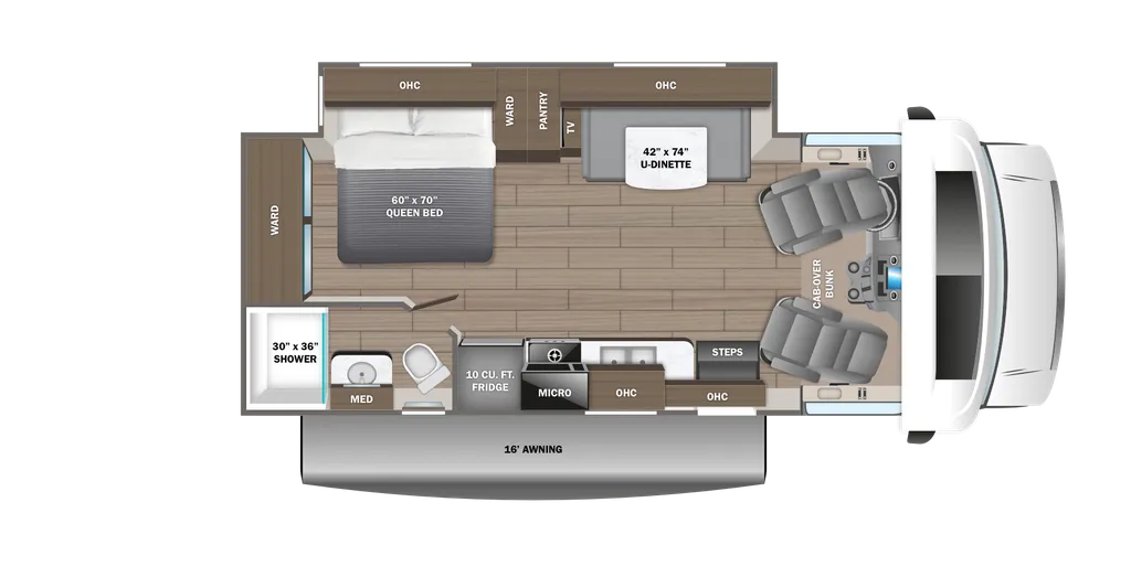 2024 Jayco Redhawk 24B floor plan