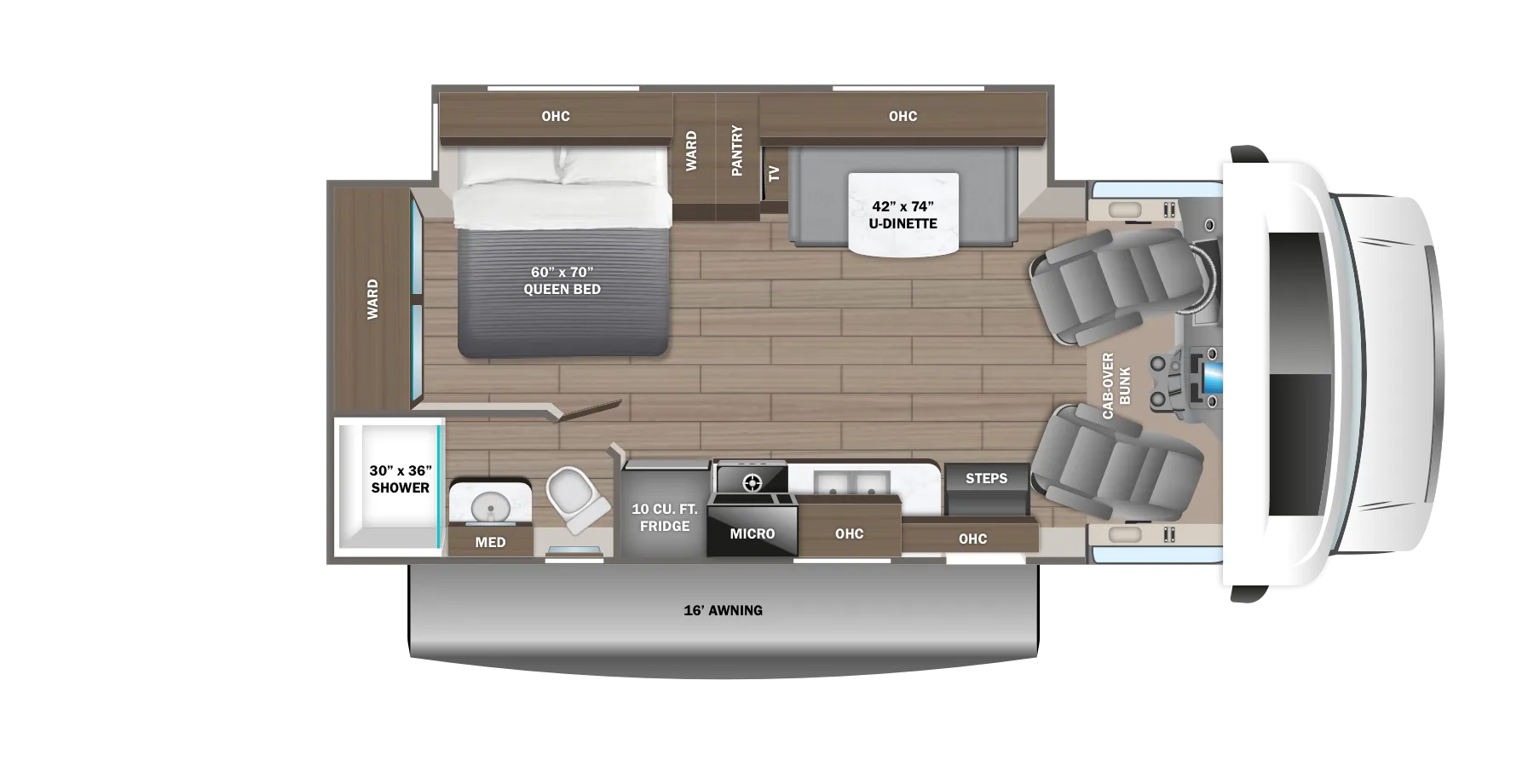 2024 Jayco Redhawk 24B - Floor plan