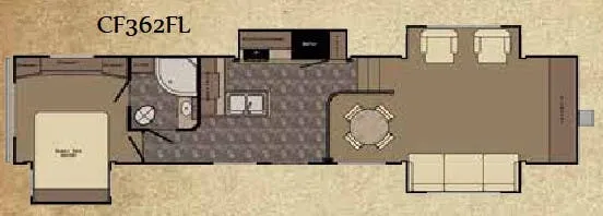 CrossRoads Cruiser CF362FL floor plan