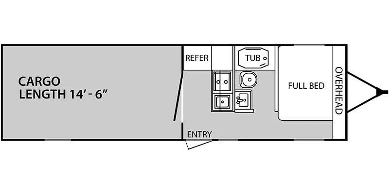 Genesis Supreme Overnighter 12-14.6RK floor plan