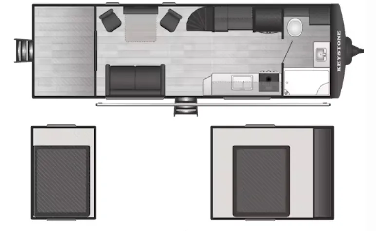 Keystone Springdale Villa 245ML floor plan