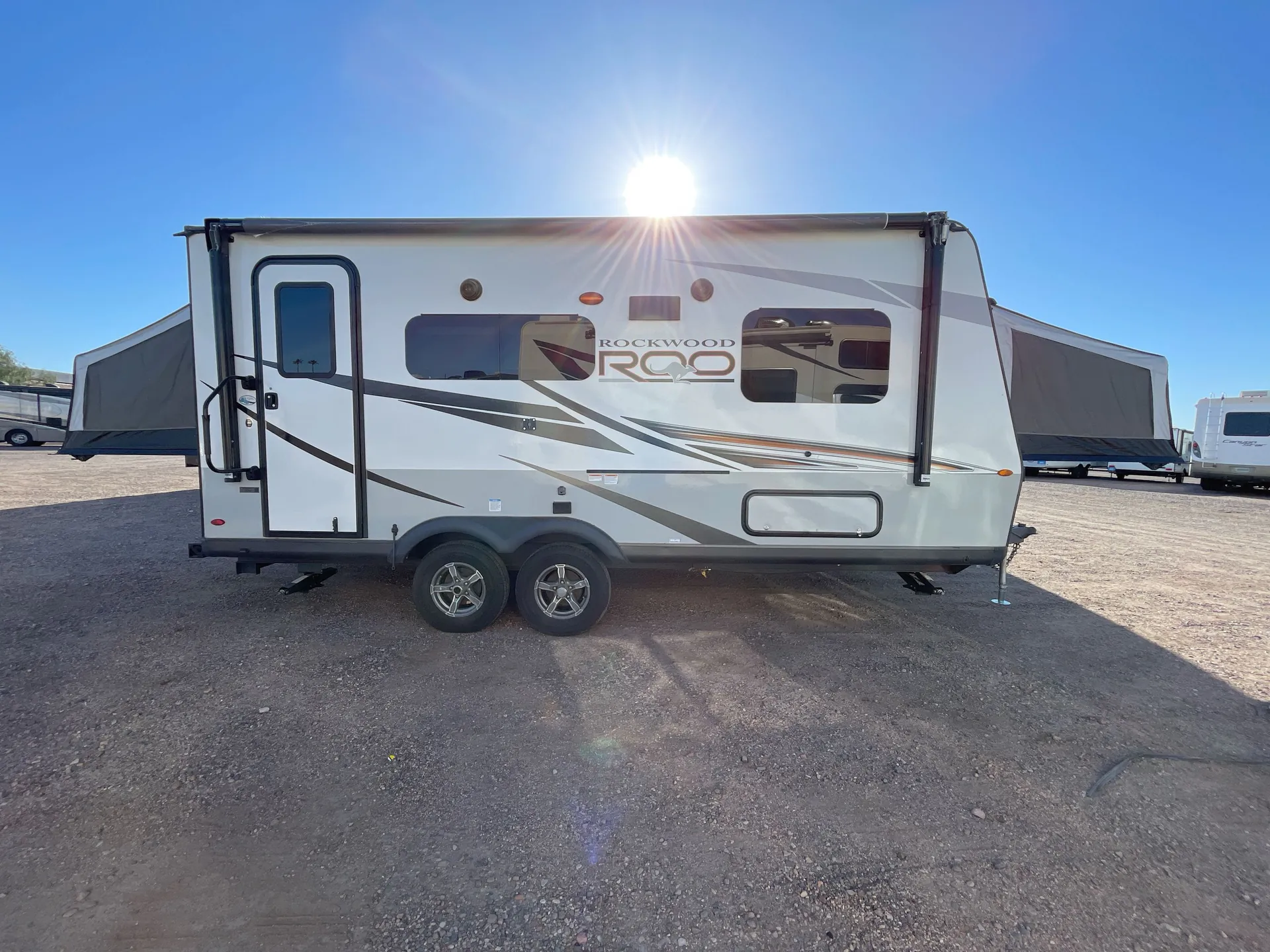 2022 Forest River Rockwood Roo 19 — campside