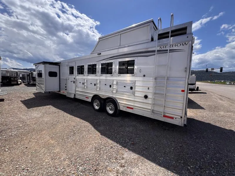 2024 Merhow Summit 5 Horse Trailer with Living Quarters 8514 RWS-S - Photo 4