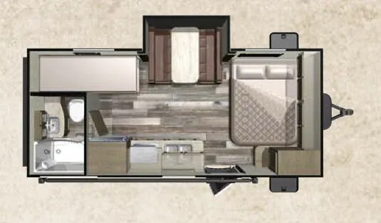Starcraft Mossy Oak 180BHS floor plan