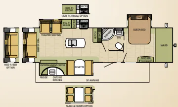 Starcraft Travel Star 335RLK floor plan
