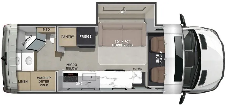 Coachmen Prism 24MB floor plan