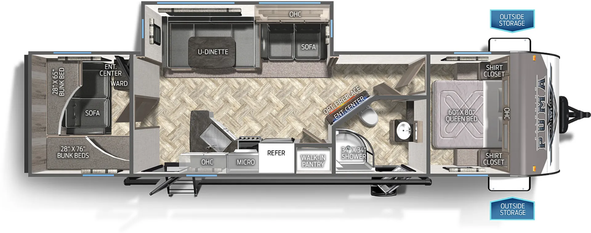 2023 Forest River Puma 28BHSS - Photo 2