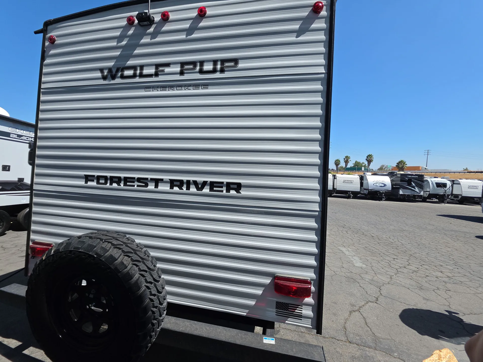 2027 Forest River Cherokee Wolf Pup 17JW — backside