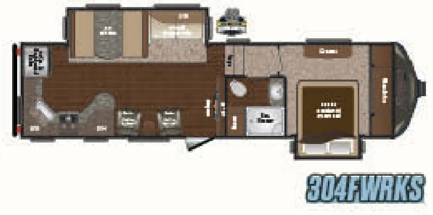 Keystone Sprinter 304FWRKS floor plan