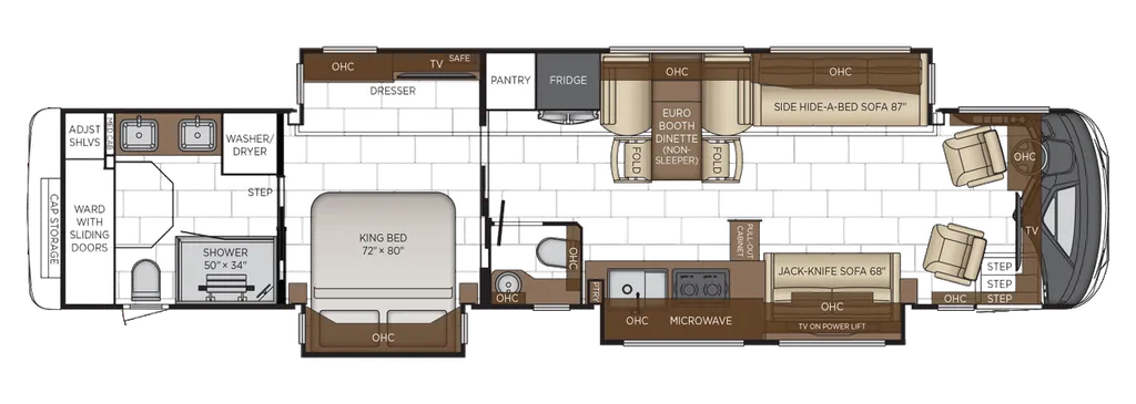 2026 Newmar Mountain Aire 4551 floor plan