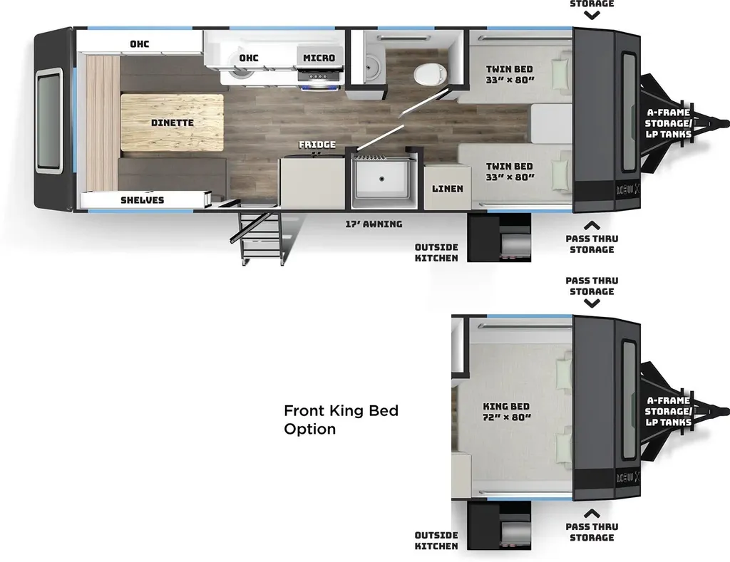 2026 Palomino Pause X 224 floor plan