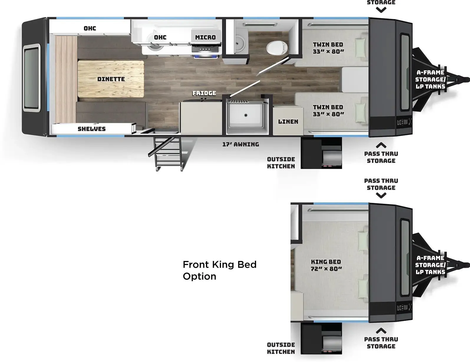 2026 Palomino Pause X 224 - Floor plan