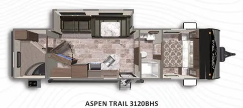 Dutchmen Aspen Trail 3120BHS floor plan