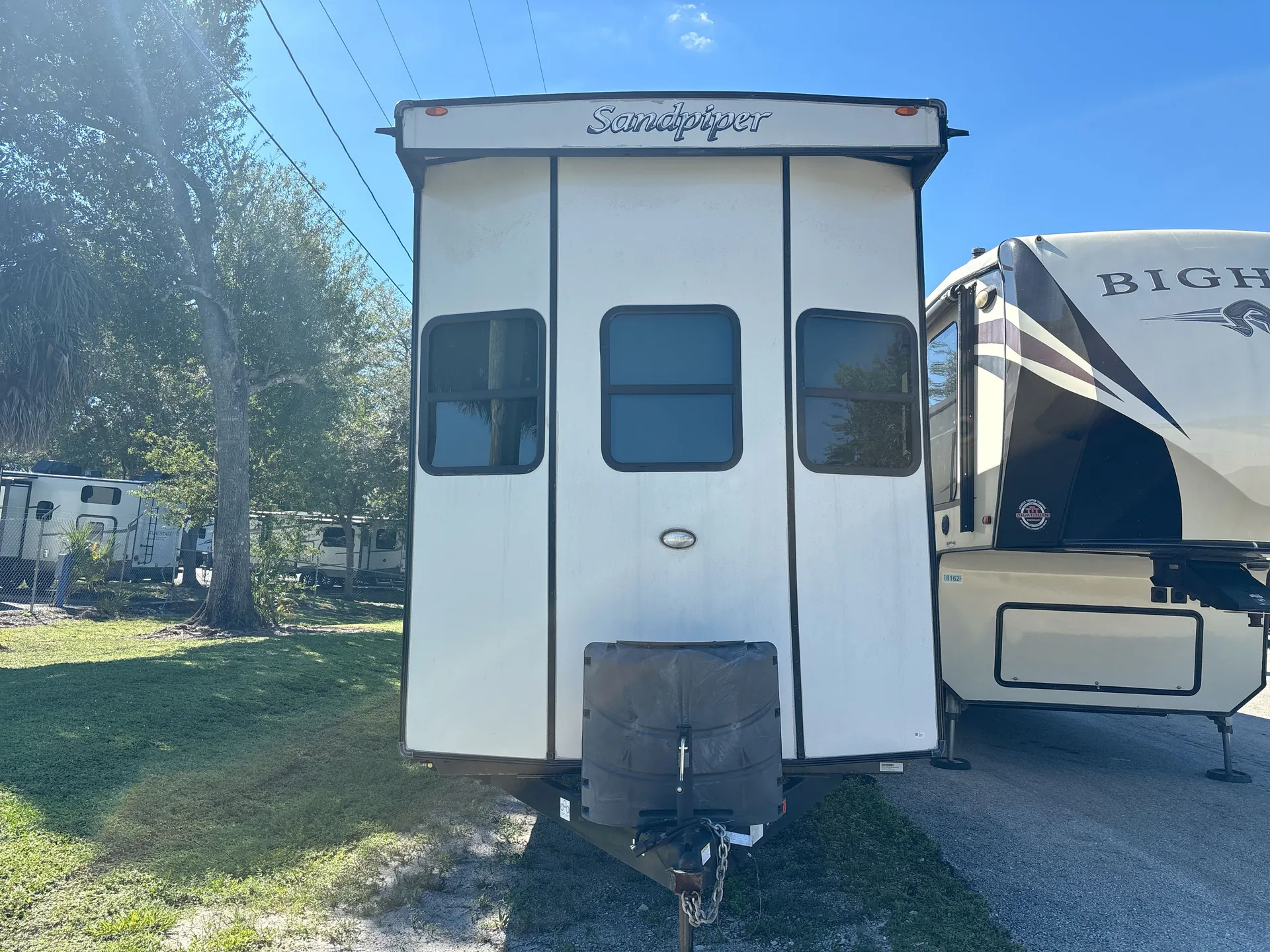 2022 Forest River Sandpiper Destination 401FLX — front