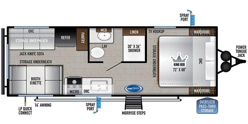 East to West Silver Lake 20KRD floor plan