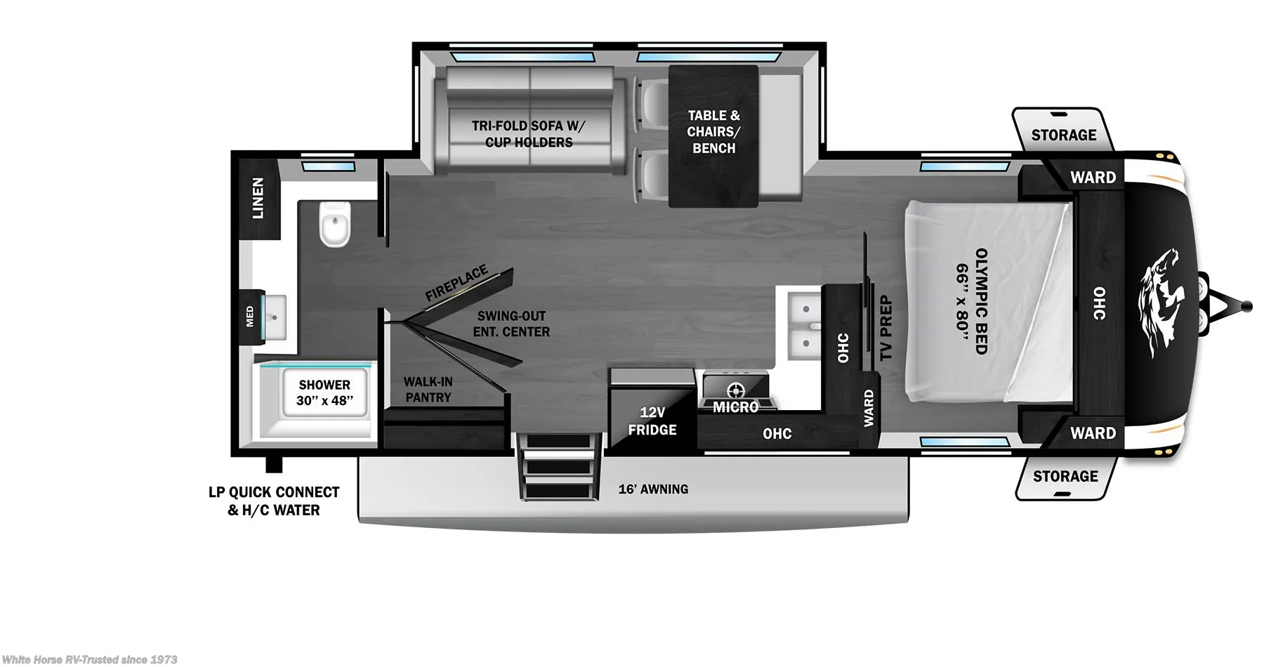 2026 Highland Ridge Open Range Roamer Light Duty 27RBOS dealer photo 2 from White Horse Leisure
