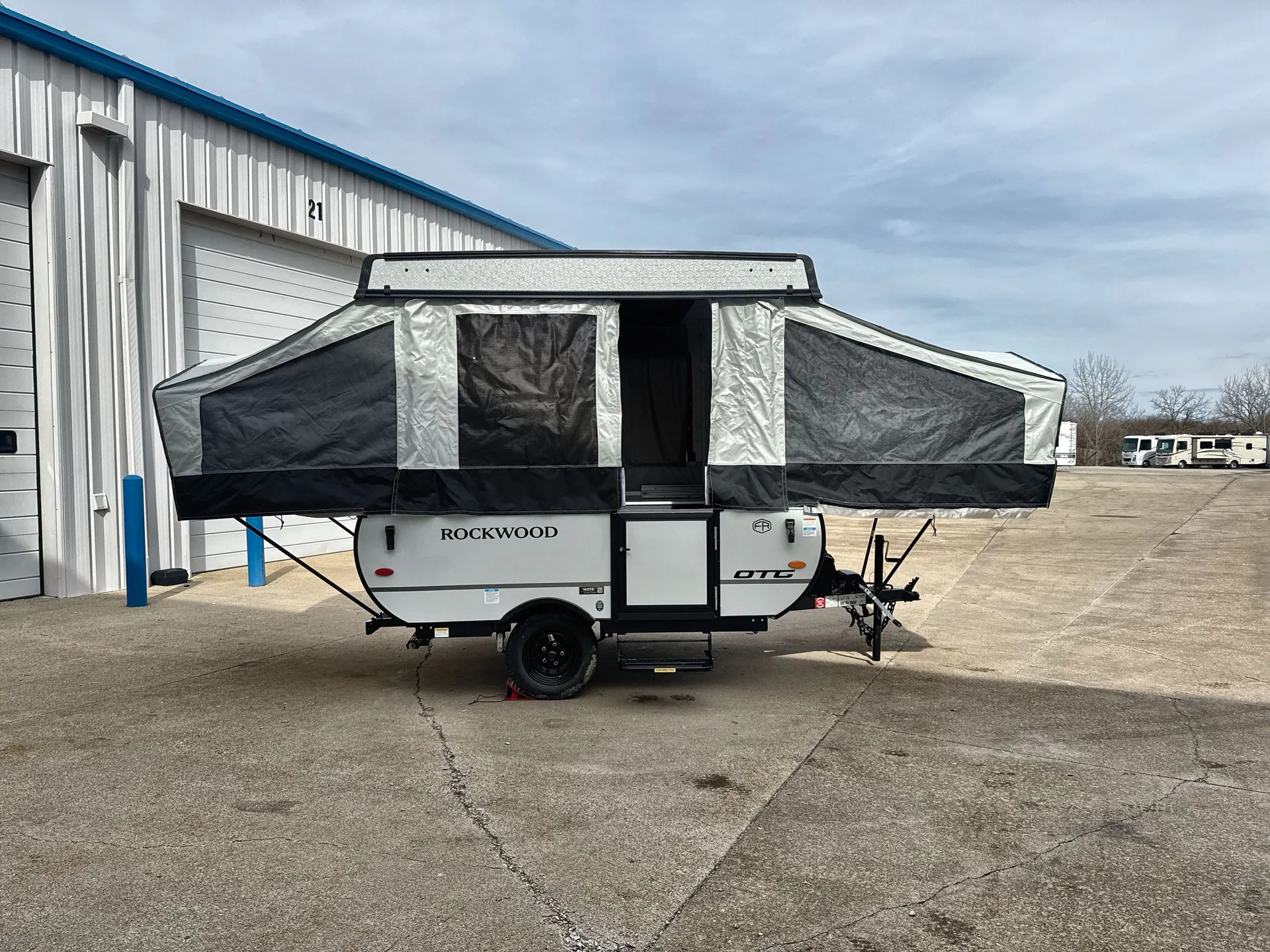 2026 Forest River Rockwood Off The Ground 16OTG — campside