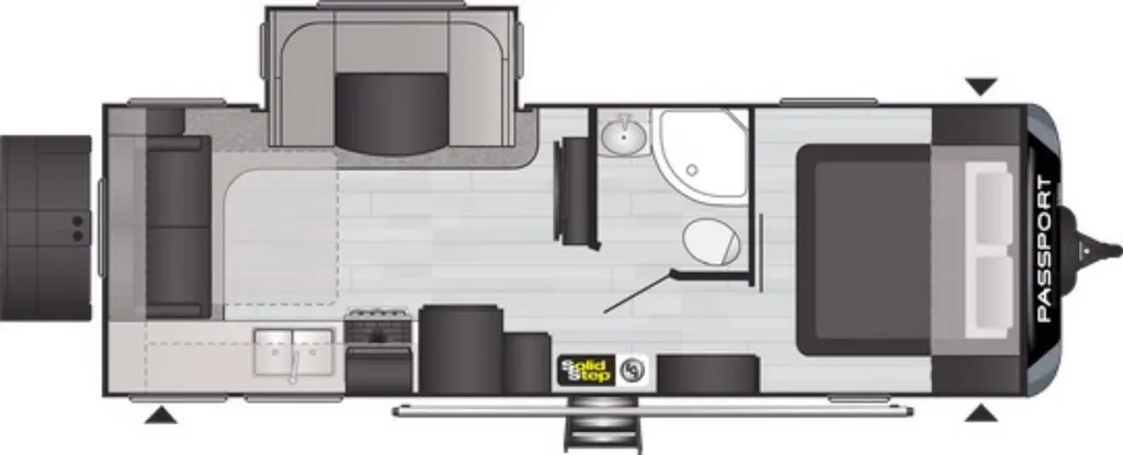 2021 Keystone Passport GT 2521RL floor plan