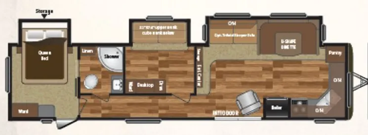 Keystone Hideout 38FKTS exterior