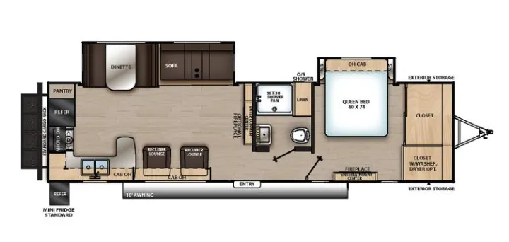 Coachmen Catalina Legacy Edition 303RKDS floor plan