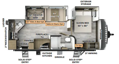 Forest River Rockwood Ultra Lite 2614BS exterior