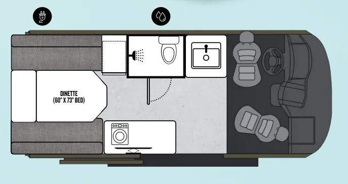 ProLite Evolution ProMaster 2500 Base floor plan