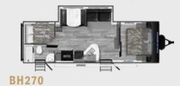 Heartland Pioneer BH270 floor plan