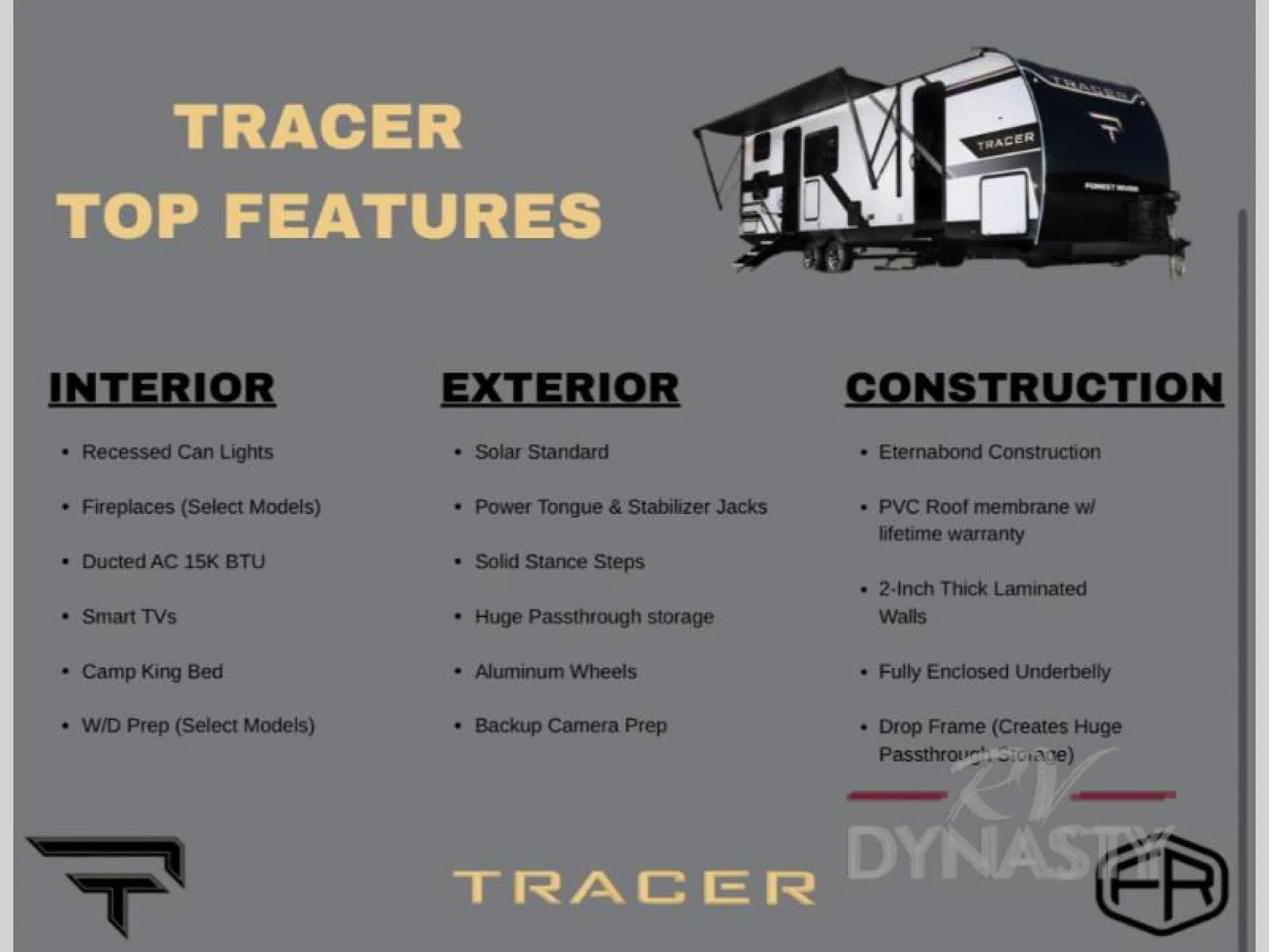 2027 Prime Time Tracer 220RS - Photo 3