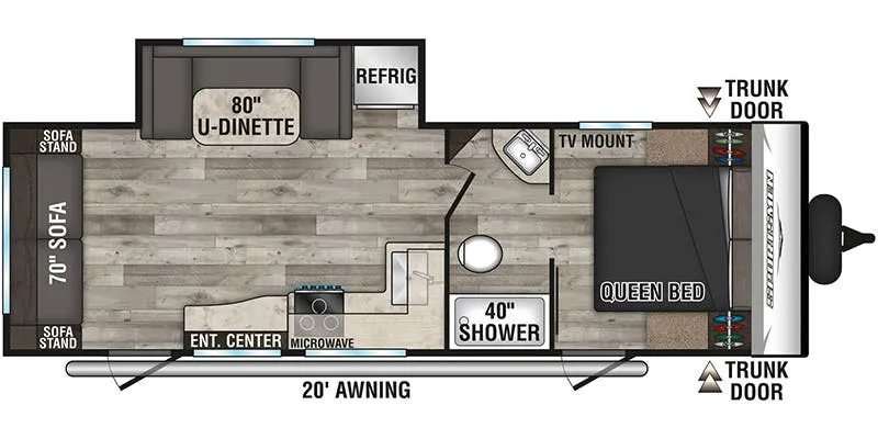K-Z Sportsmen SE 251RSSE floor plan