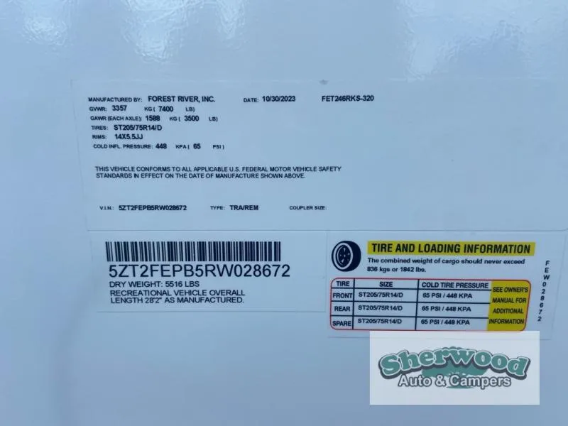 2024 Coachmen Freedom Express Ultra Lite 246RKS - Photo 3