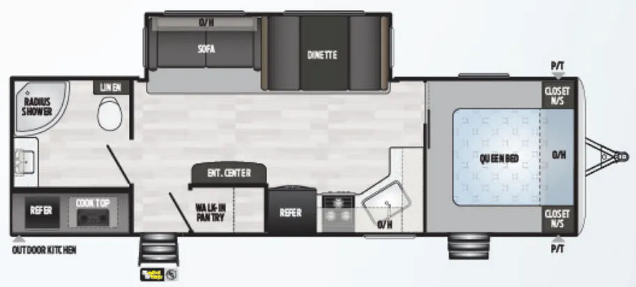 Keystone Springdale 274RB floor plan