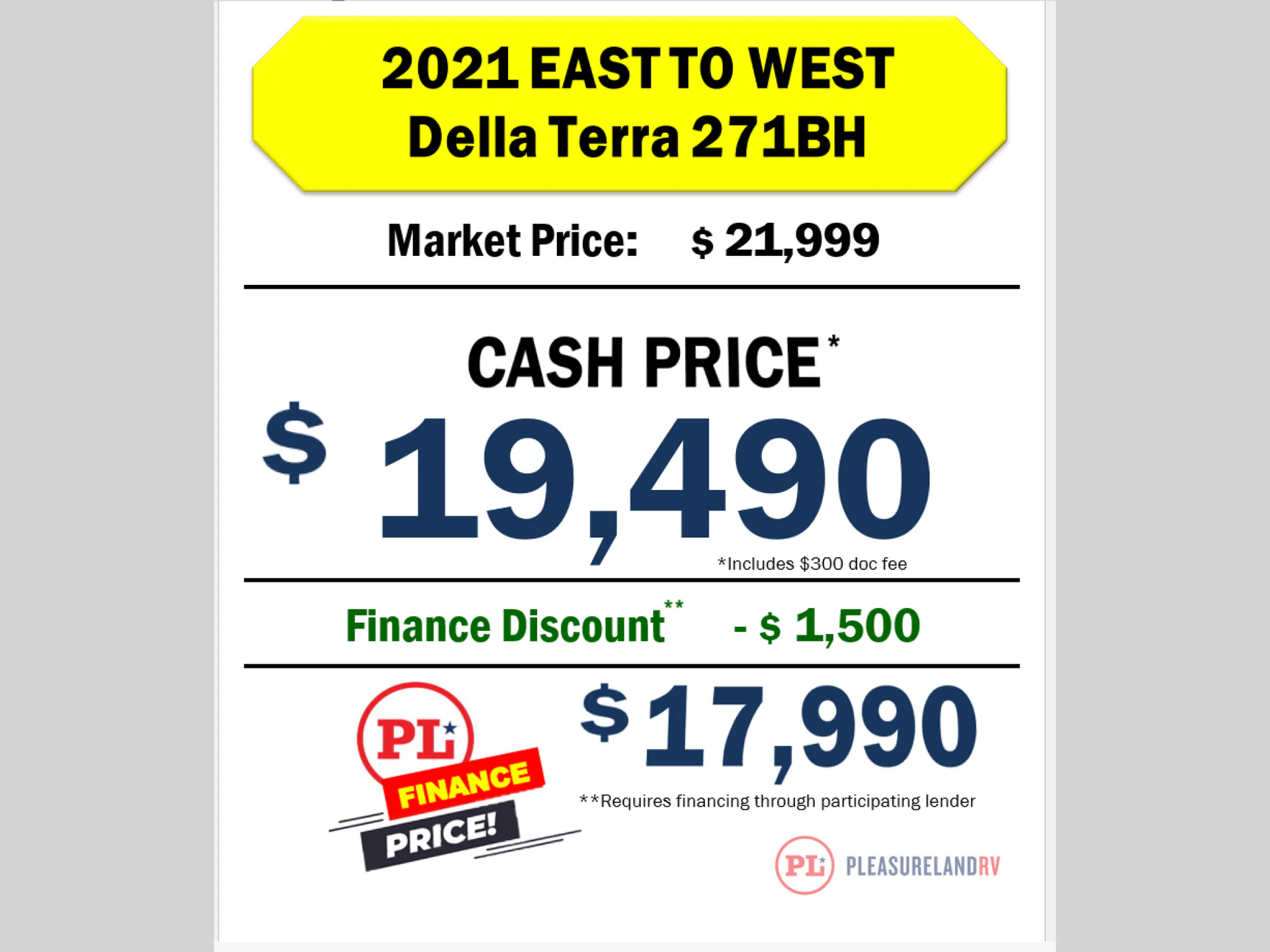 2021 East to West Della Terra 271BH - Photo 4