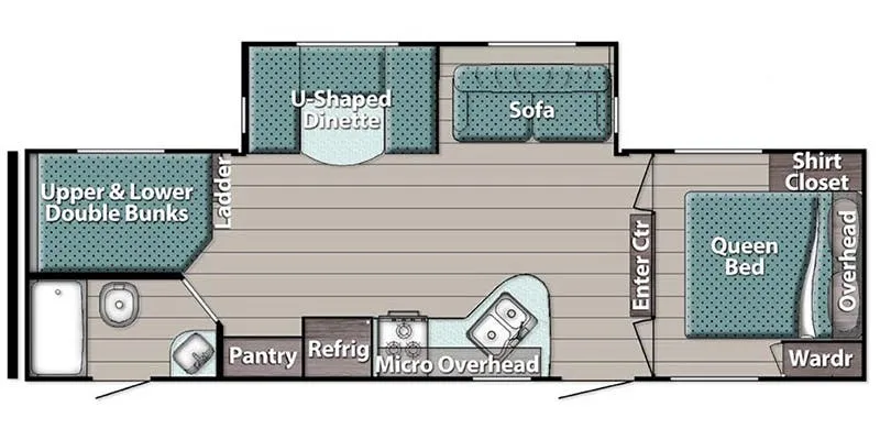 Gulf Stream TrailMaster 271DDS floor plan