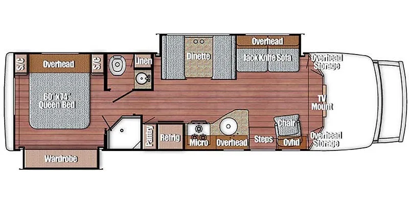 Gulf Stream BT Cruiser 5316 floor plan