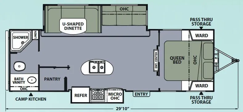 Coachmen Apex Ultra-Lite 269RBKS floor plan